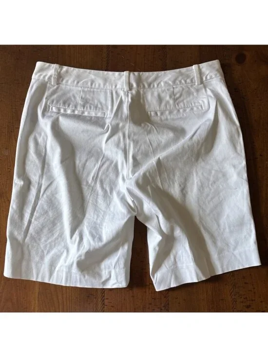 Ralph Lauren White Mid Length Shorts Size 14 - Picture 5 of 5